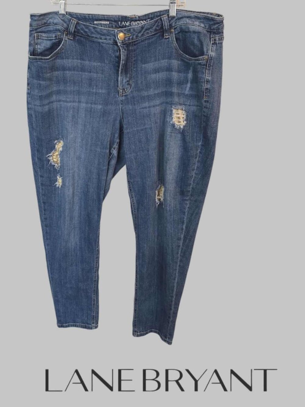 Lane Bryant  Boyfriend Cotton Blend Casual Denim Jeans Womens Plus 20
